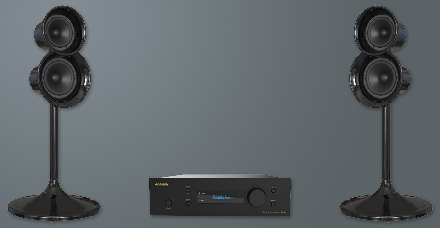 Haniwa Speaker and Amplifier System